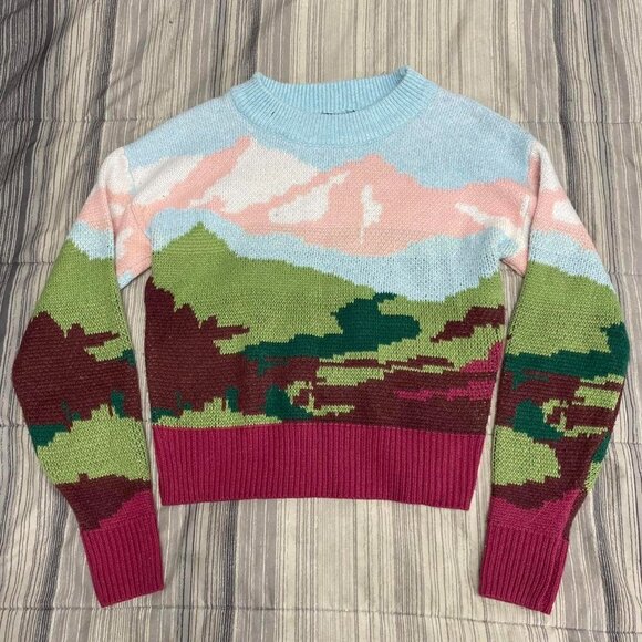 Wild Fable Mountains Crewneck Long sleeves knit sweater - Picture 2 of 5